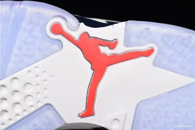Cheap TB Jordan Tinker 6 White 384664-104 23-Neutral Infrared Air Retro Grey-Sail 0521